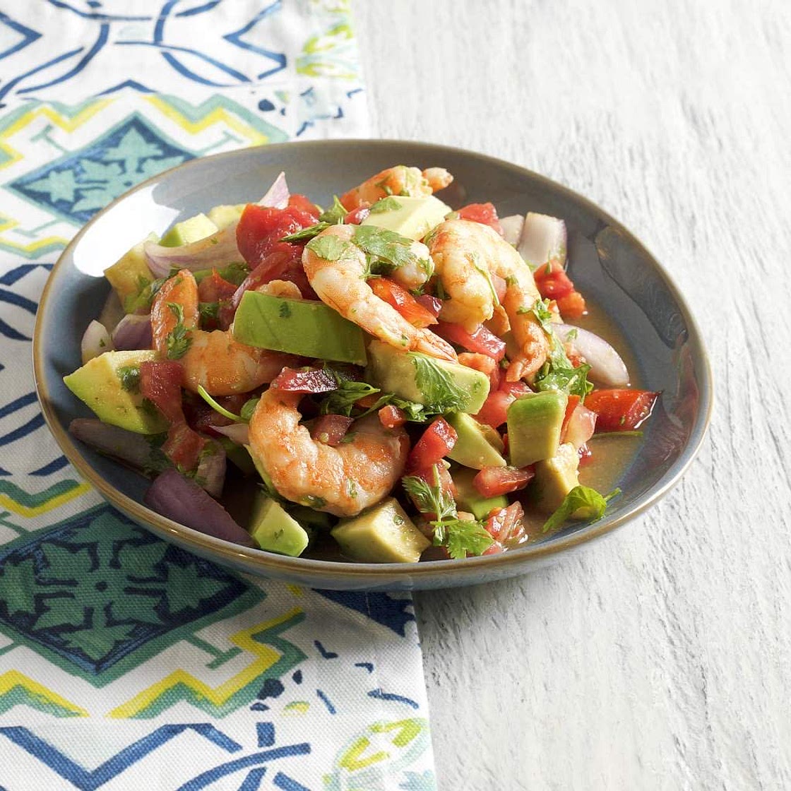 CEVICHE AVOCADO SHRIMP SALAD