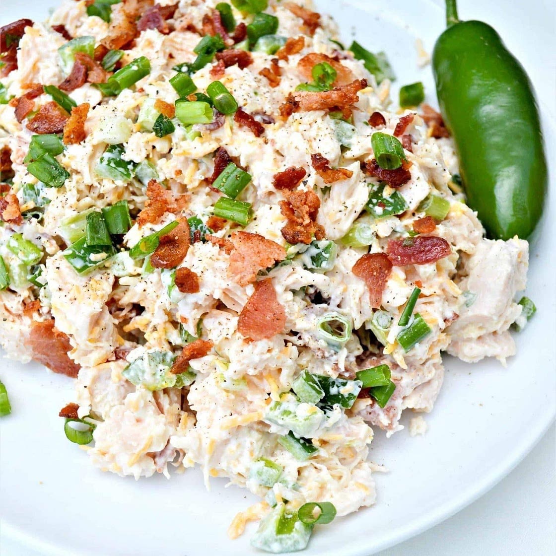 Jalapeño Popper Chicken Salad 