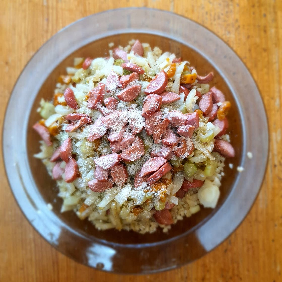 Saffron Bulgur with Fennel and Sausage (More...Test Kitchen p. 241)