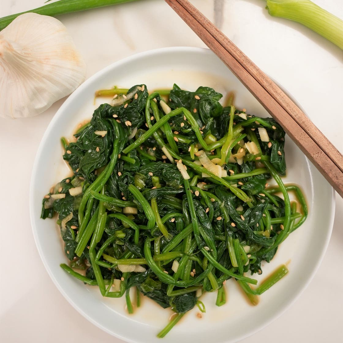 Korean Spinach Side Dish