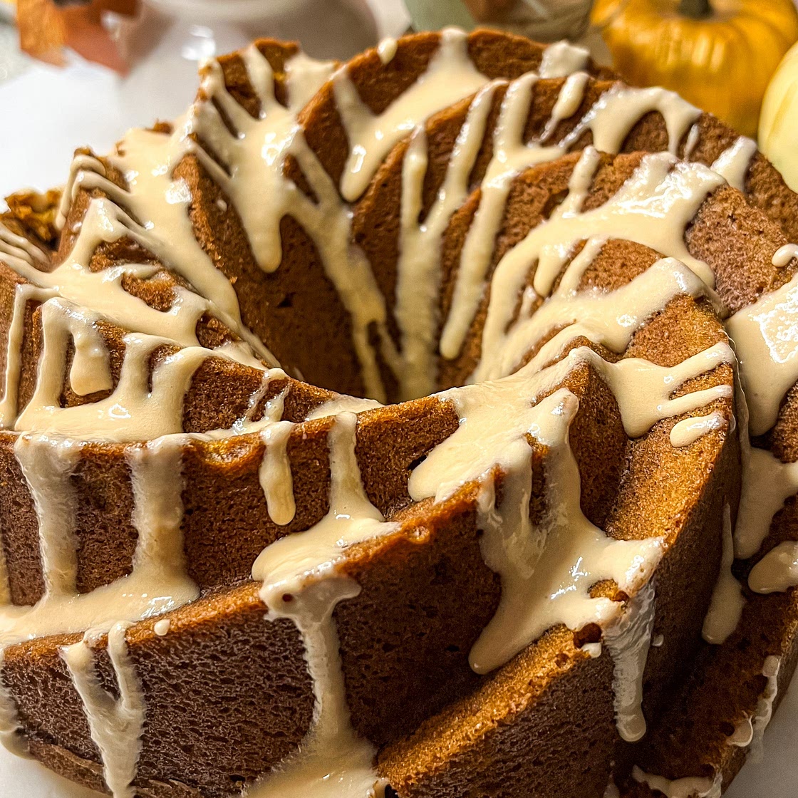 Pumpkin Spice Bundt With A Chai Glaze — We're Eating