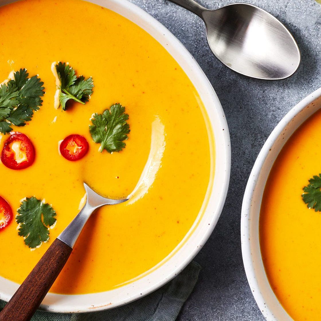 Thai Pumpkin Soup with Lemongrass