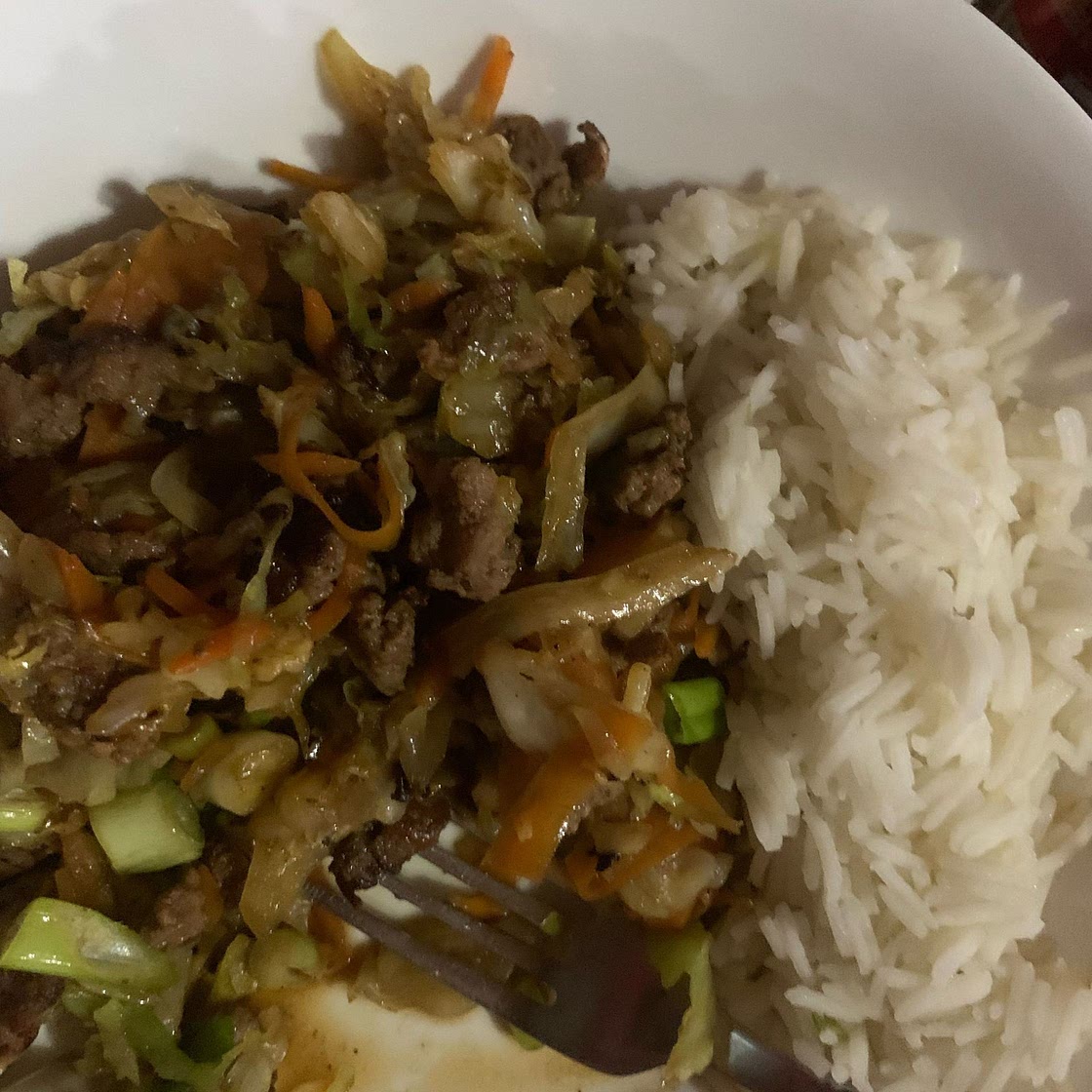 Beef & Cabbage Stir Fry
