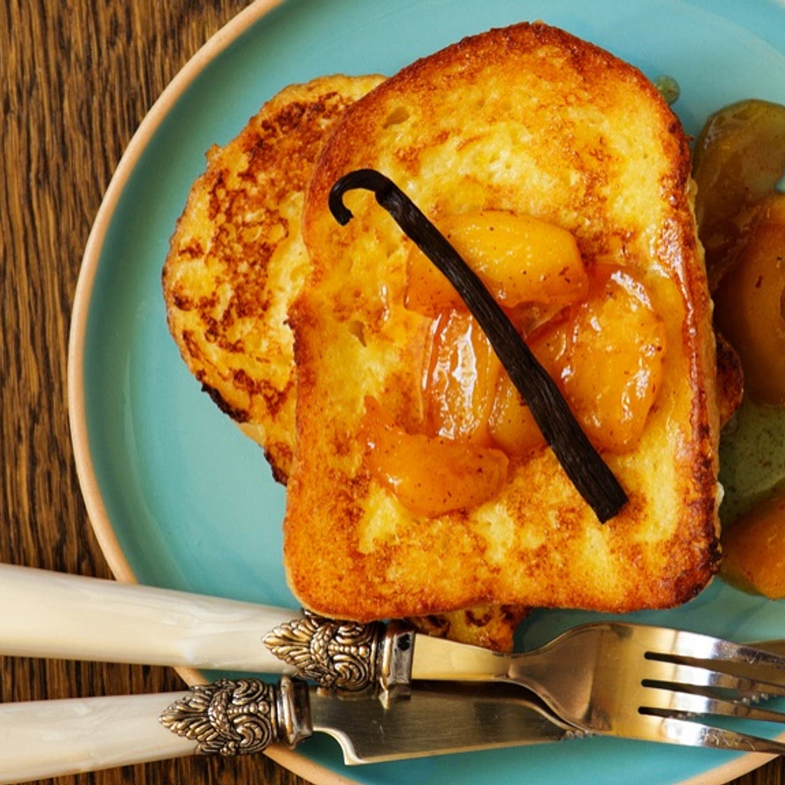 Apple on toast