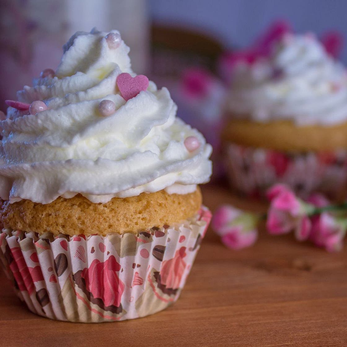 Cupcake vaniglia senza lattosio