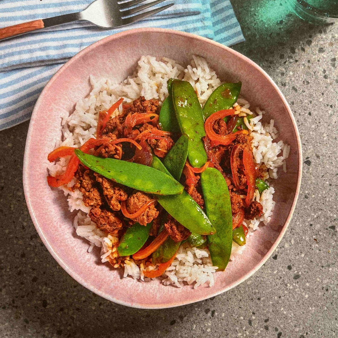 Thai Style Beef Bowl