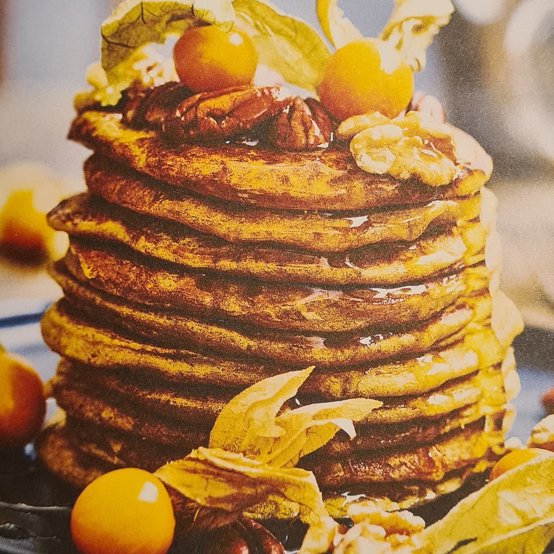 Maple Pumpkin Pie Pancakes