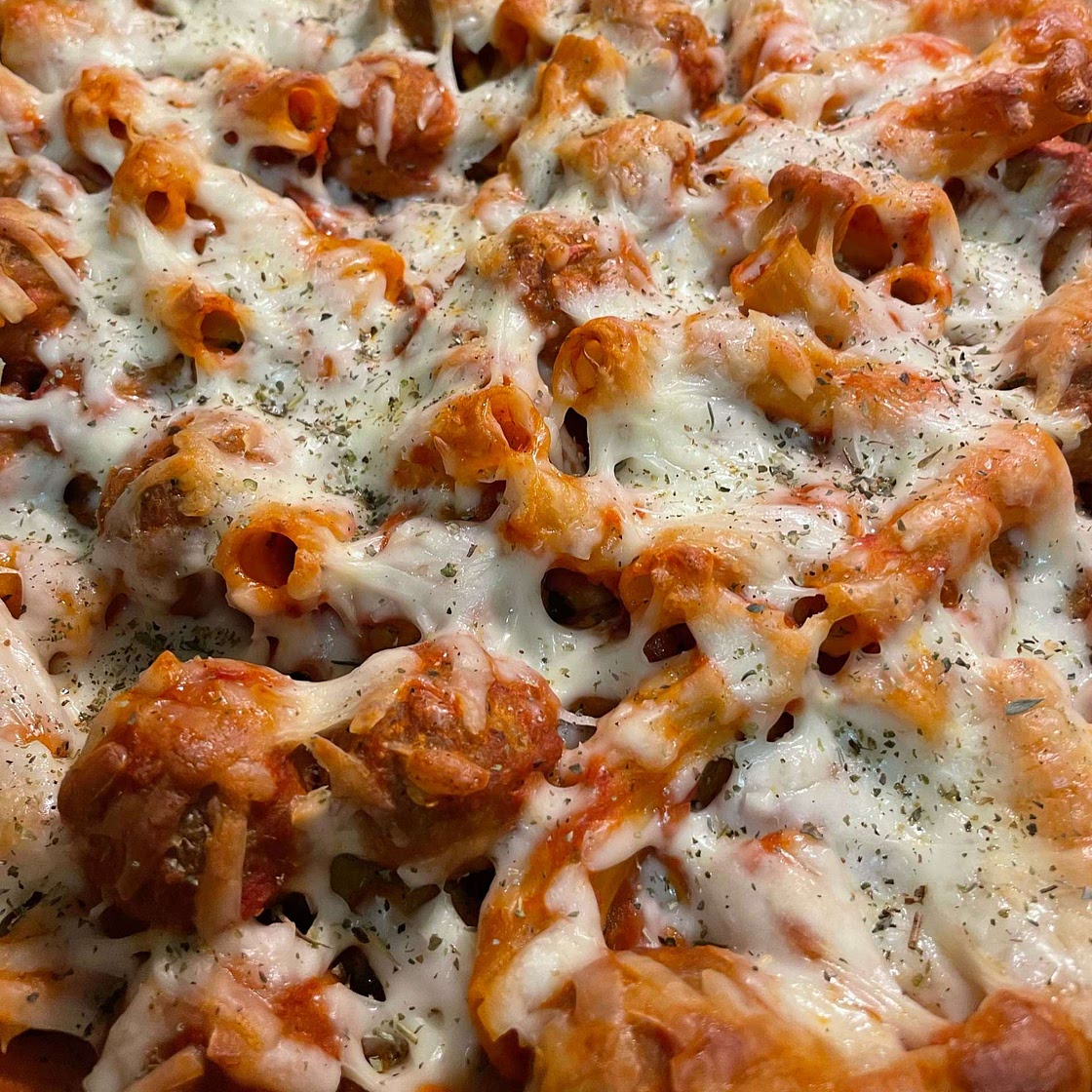 Meatball Pasta Bake