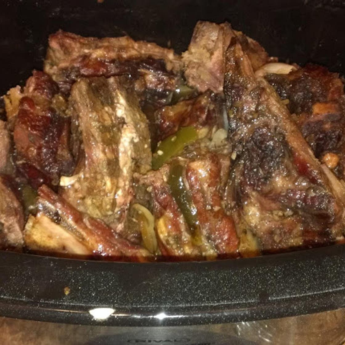 Crockpot Smoked Neckbones