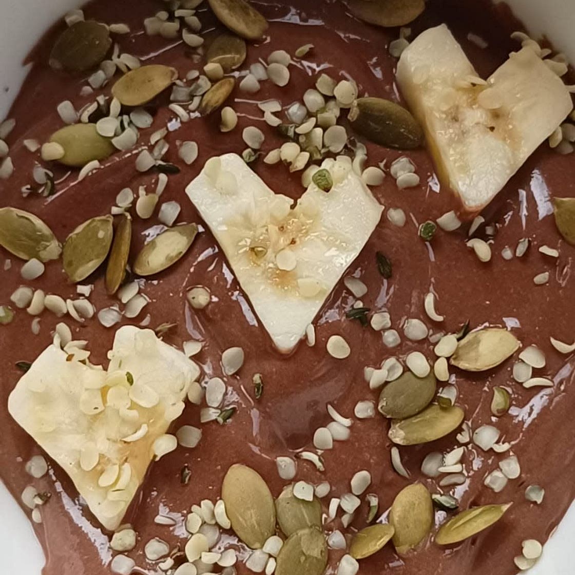 Vegan chocolate mousse from tofu!