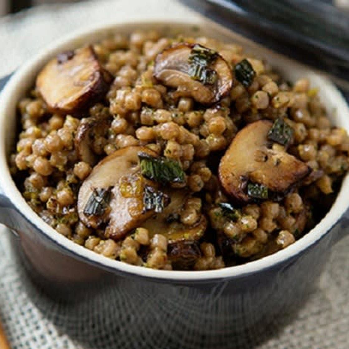 Mushroom couscous