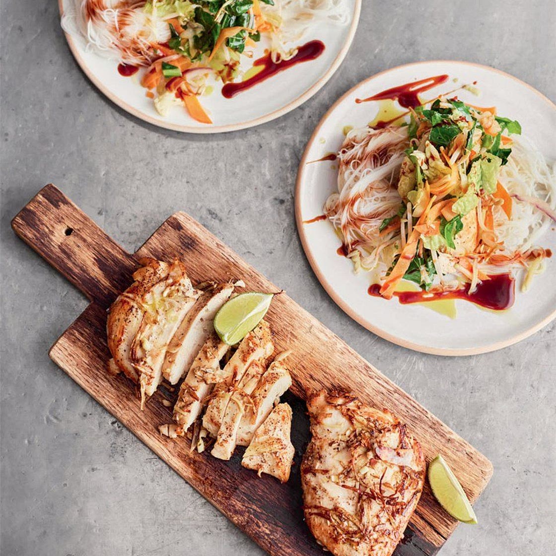 Smashed lemongrass chicken