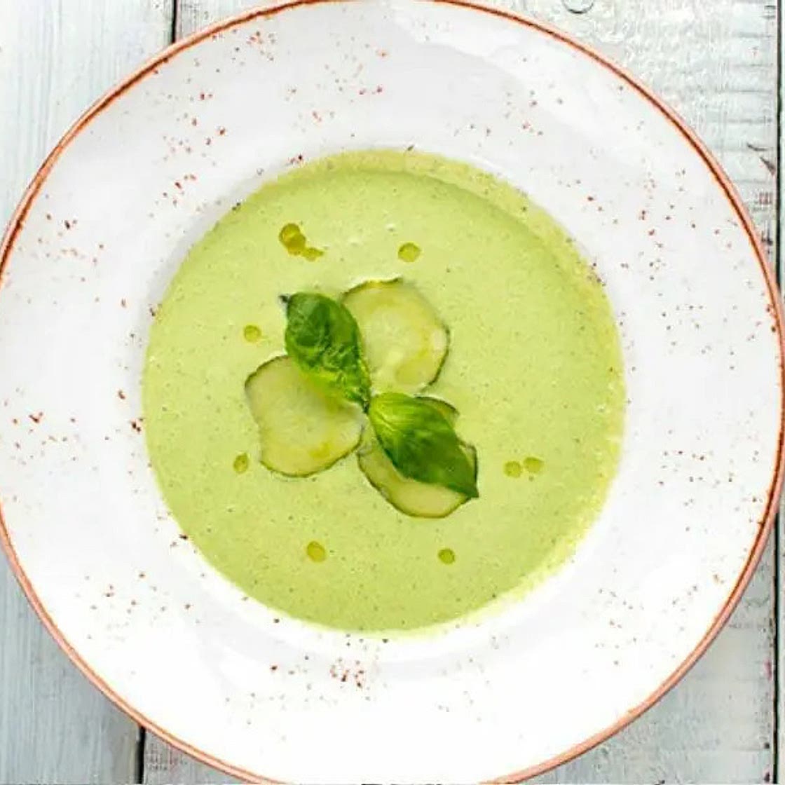 SOUPE FROIDE COURGETTE & MENTHE
