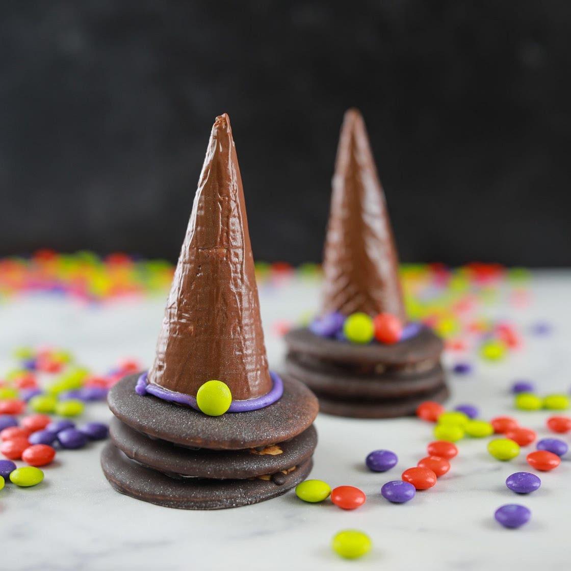 Easy Witch Hat Cookie- With a surprise inside
