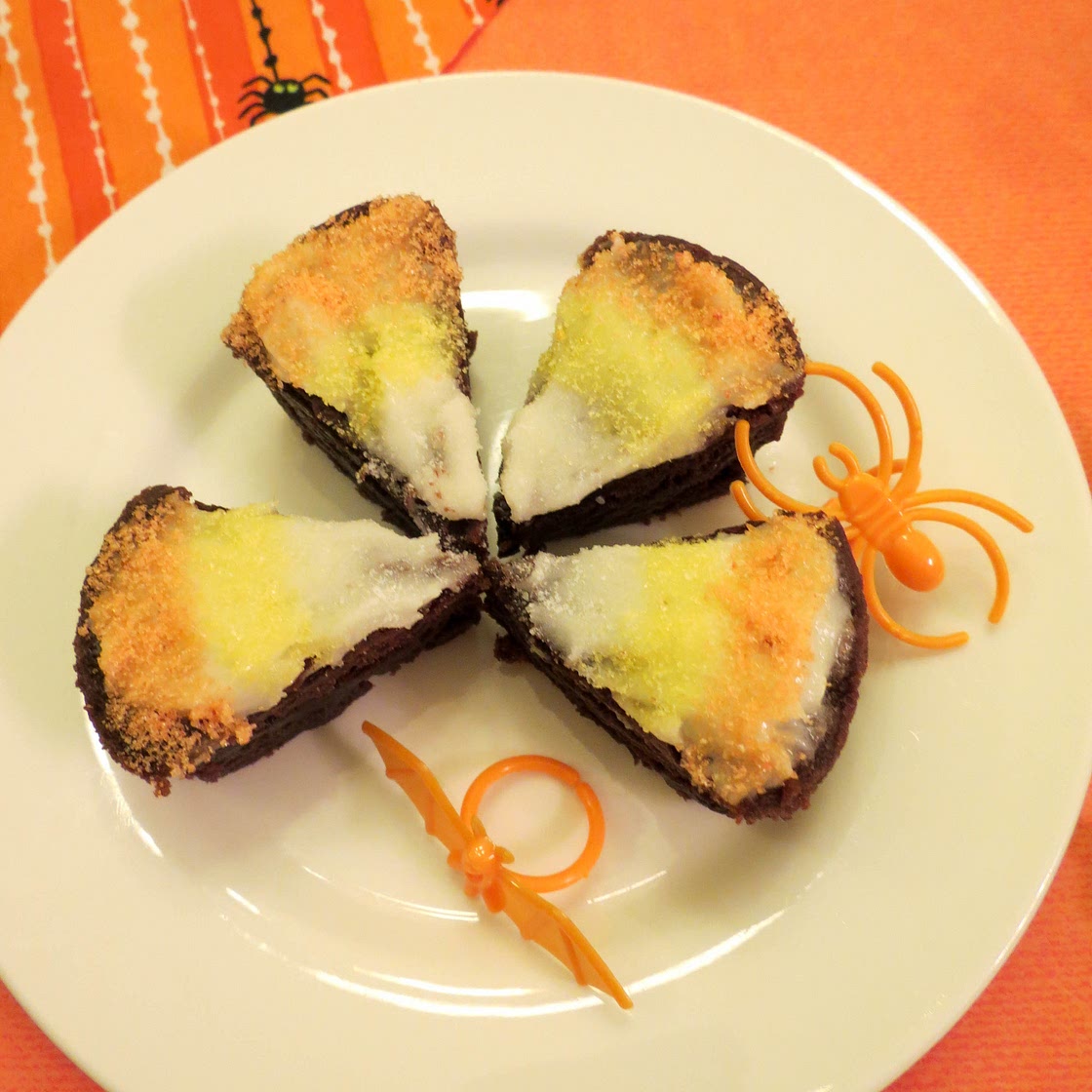 Candy Corn Brownies