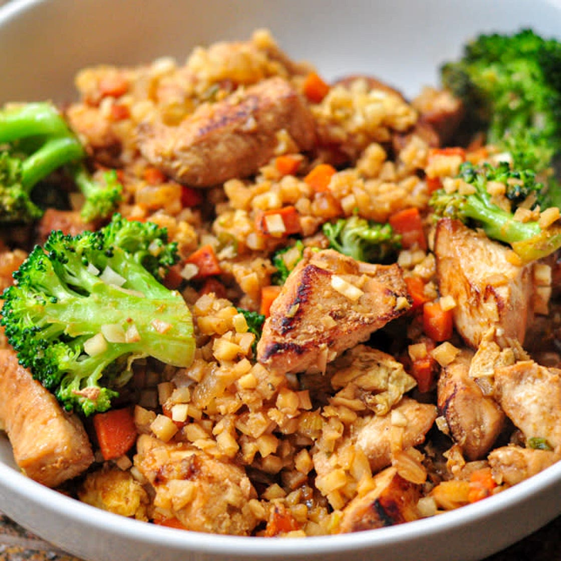 Low Carb Chicken Fried Rice