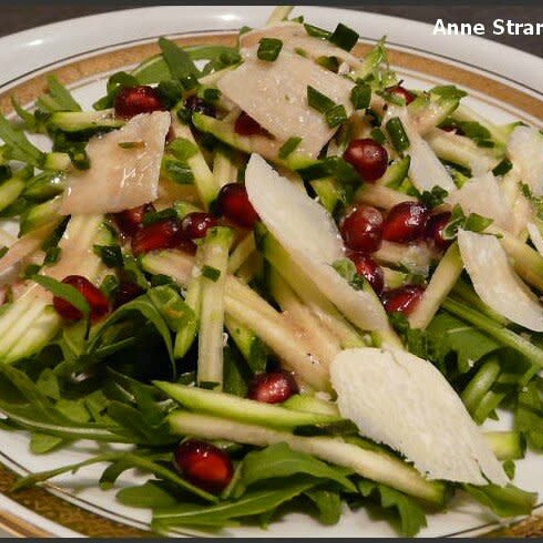 SALADE CÉSAR À LA COURGETTE