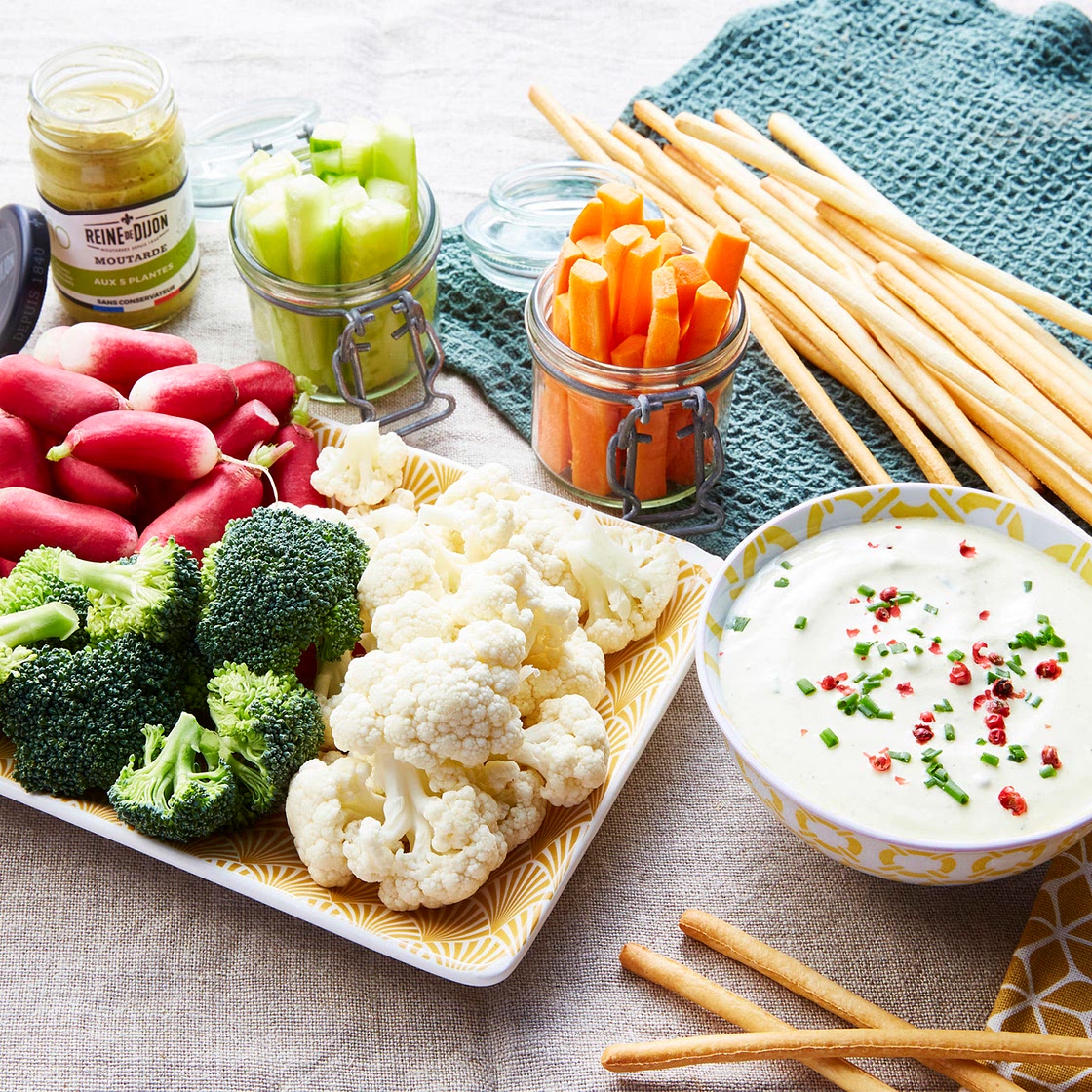Dips de légumes