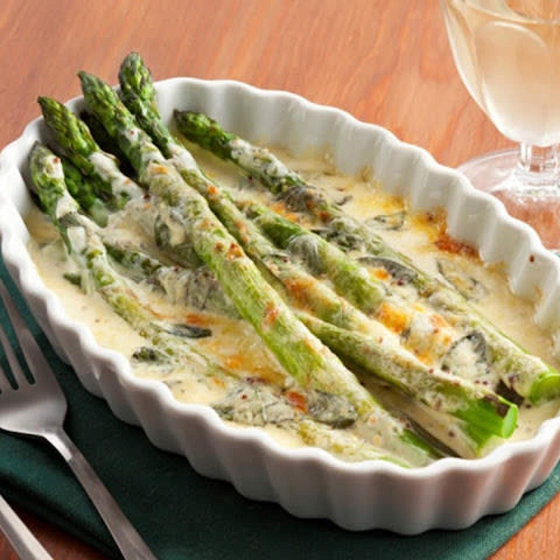 Gratin D’ASPERGES ET DE CHAMPIGNONS