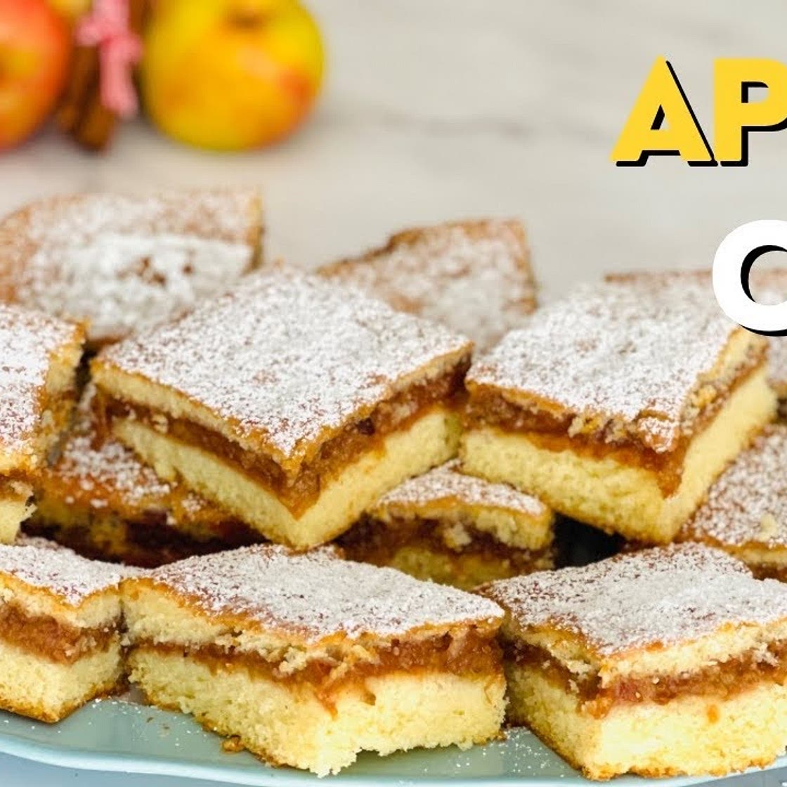 That’s how easy my grandmother makes this delicious cake with apples, an easy #dessert recipe