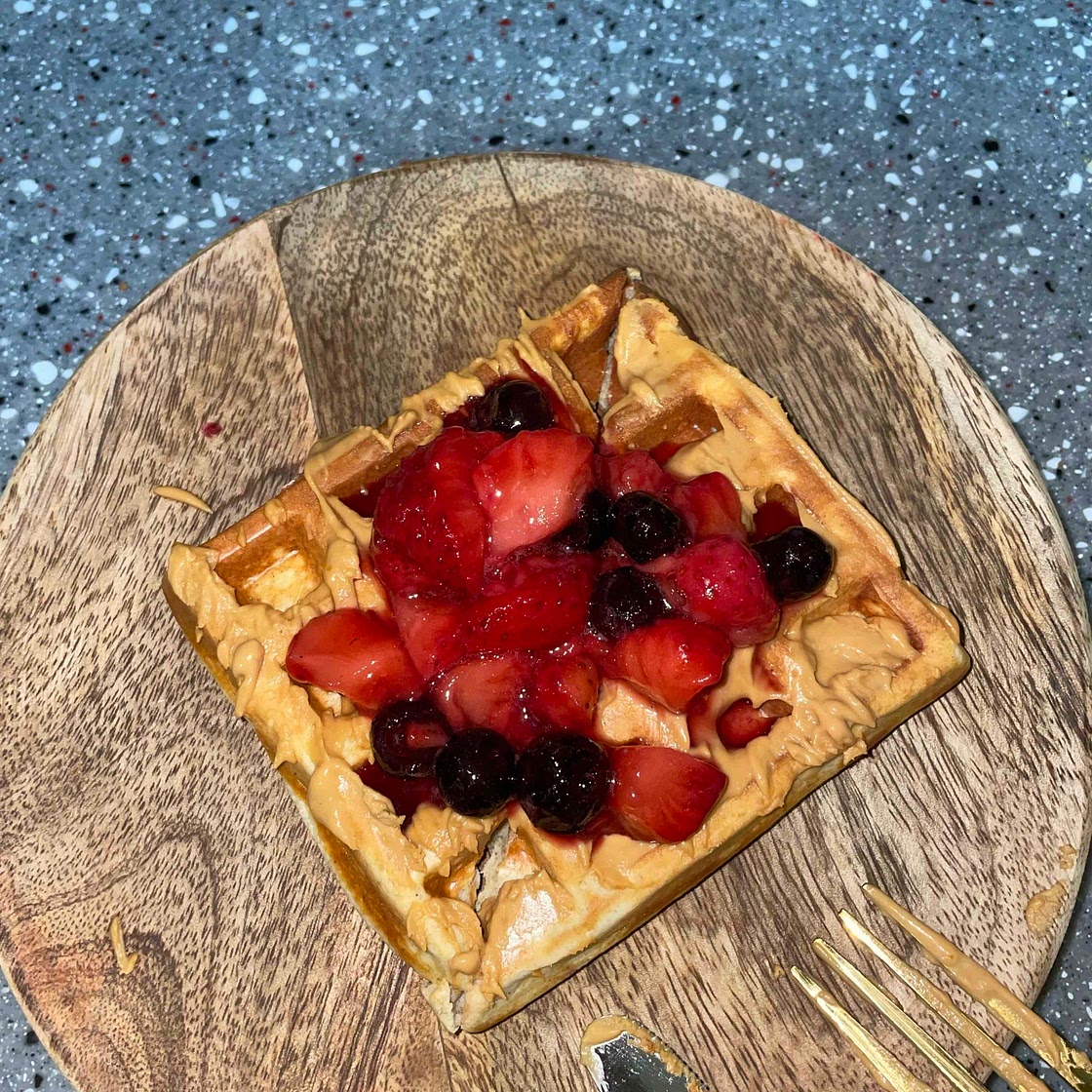 Protein waffles