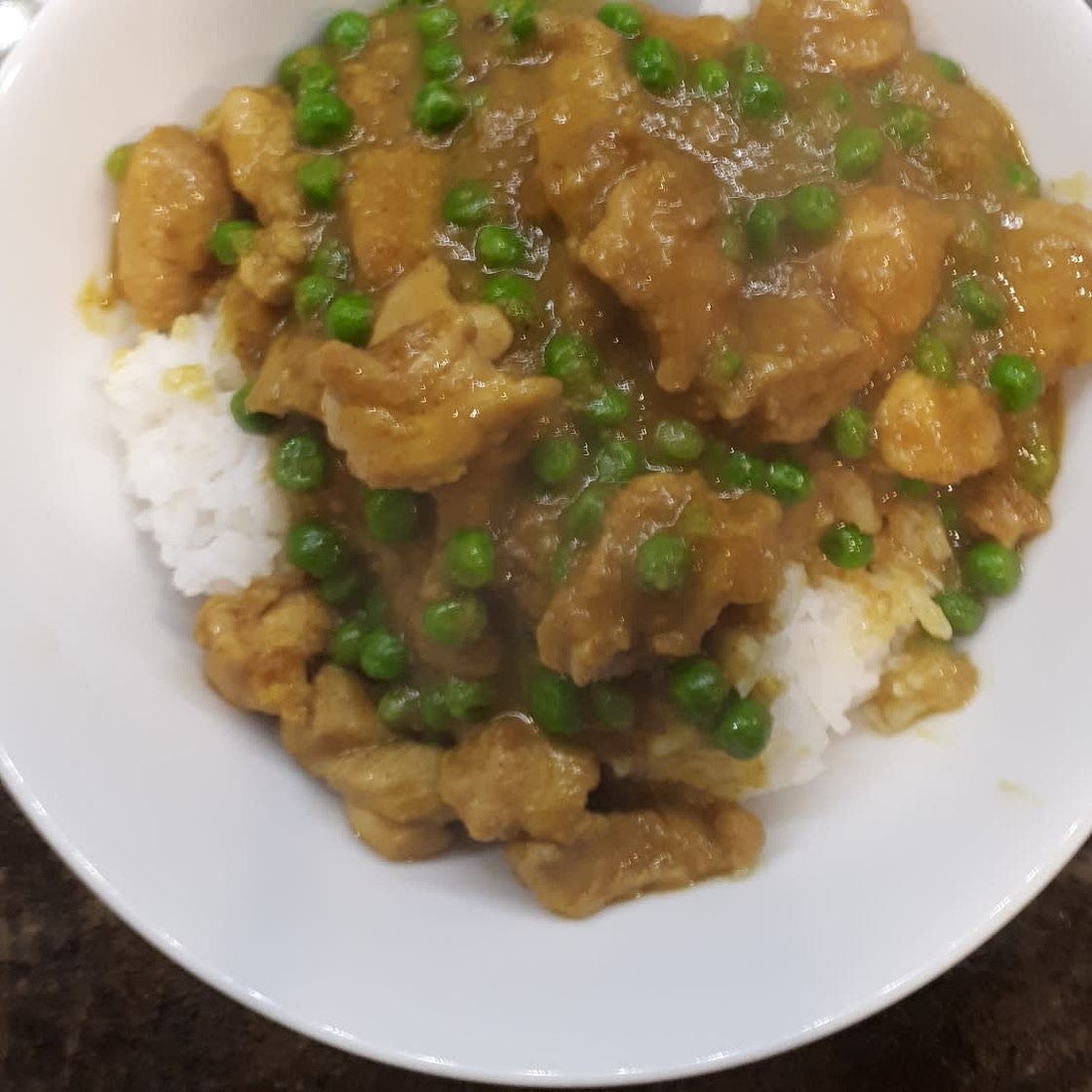 Chinese chicken curry