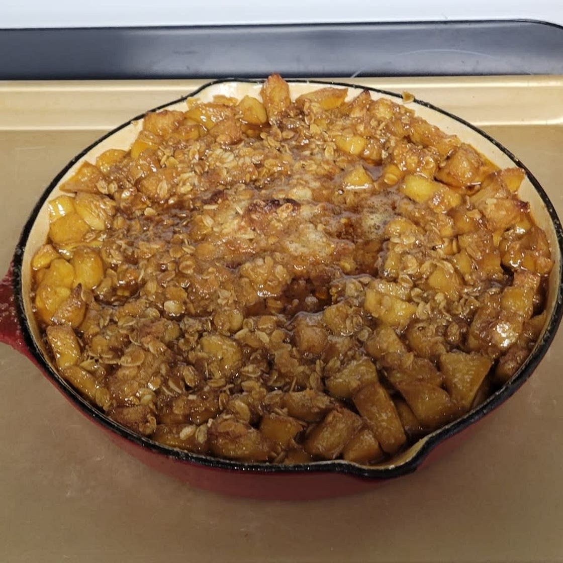 Butterscotch Apple Crisp Recipe