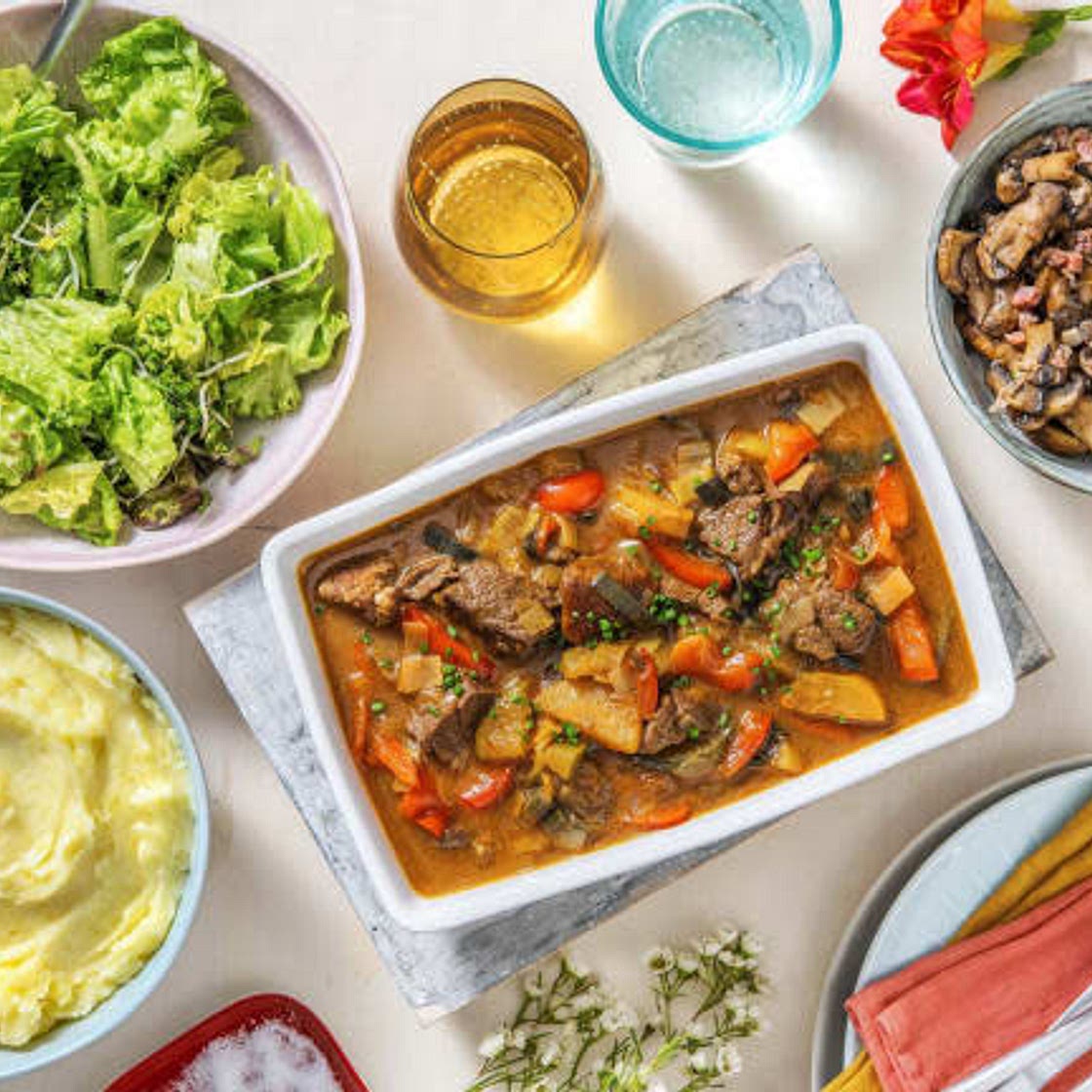 Kalfsstoof met aardappelpurree