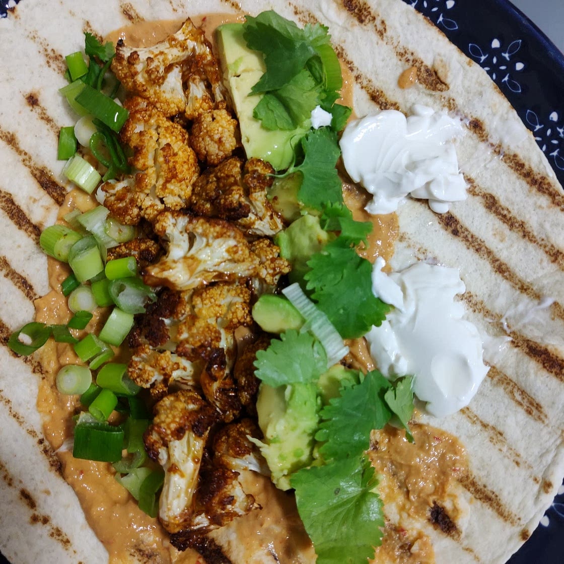 Cauliflower Tacos With Cashew Crema
