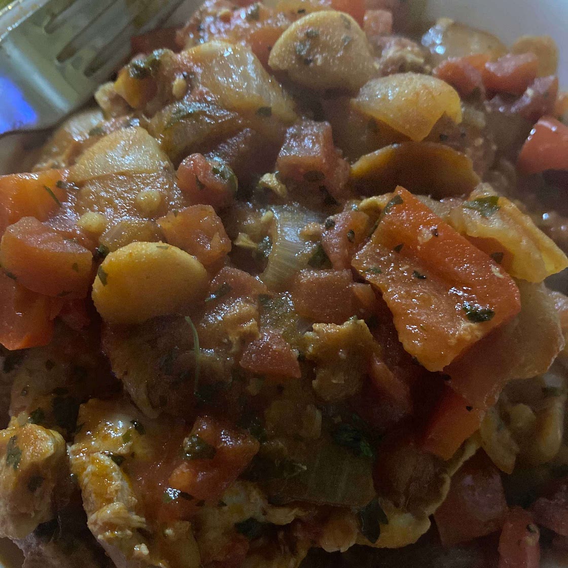 Smoked paprika chicken stew