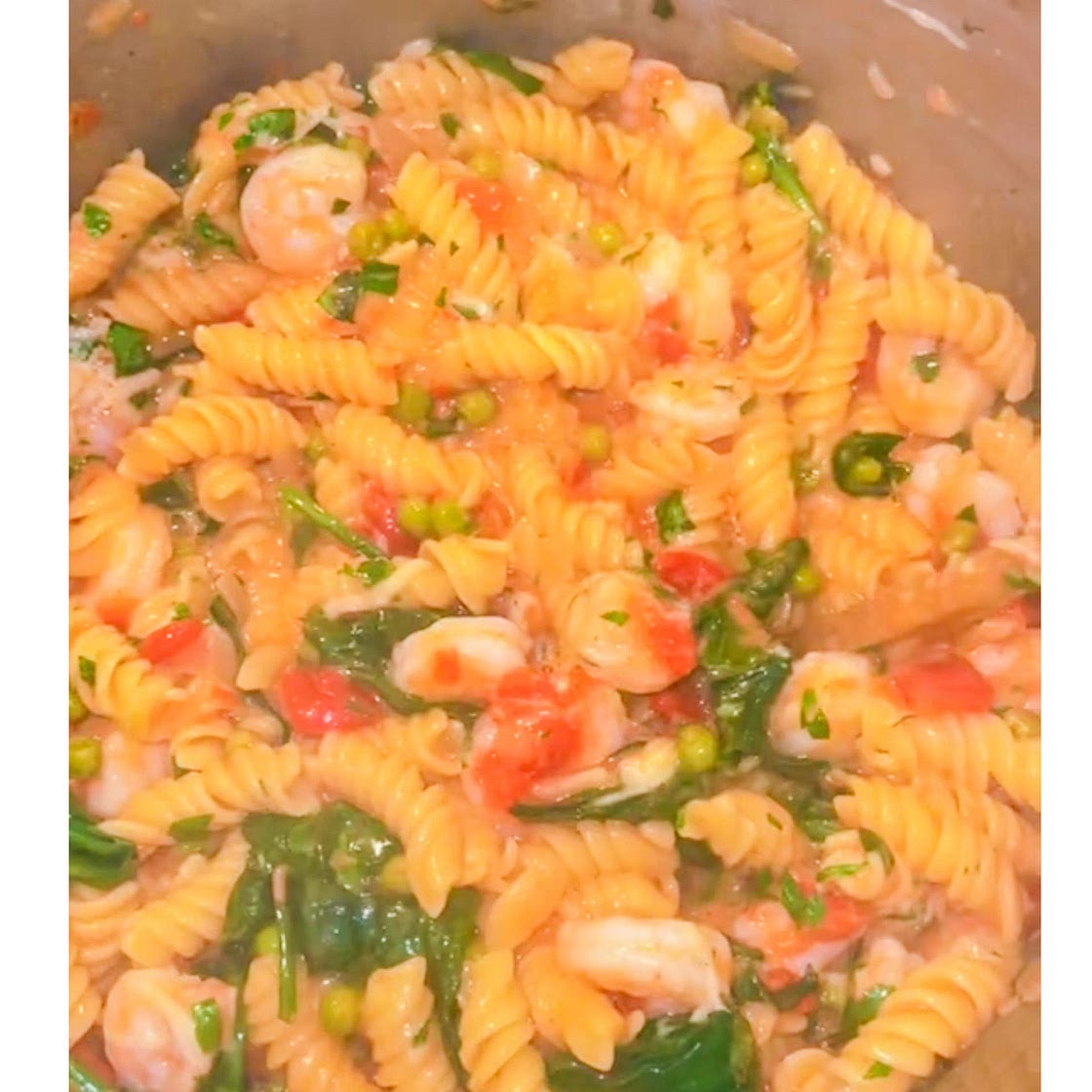 One pot shrimp pasta 