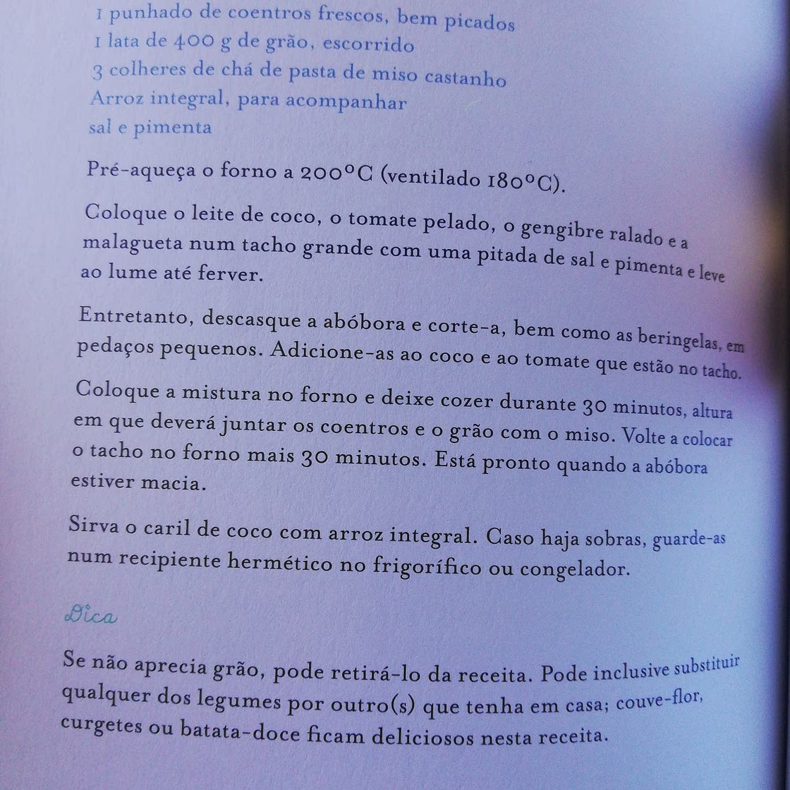 Caril tailandez de côco com grão
