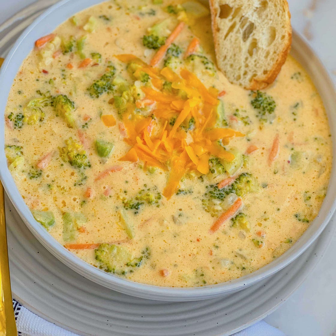 Broccoli cheddar soup