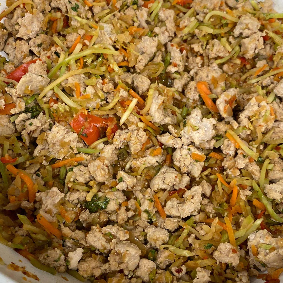 Ground Chicken Stir Fry Style