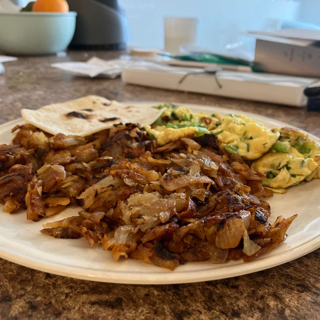 Easy Sweet Potato Hashbrowns