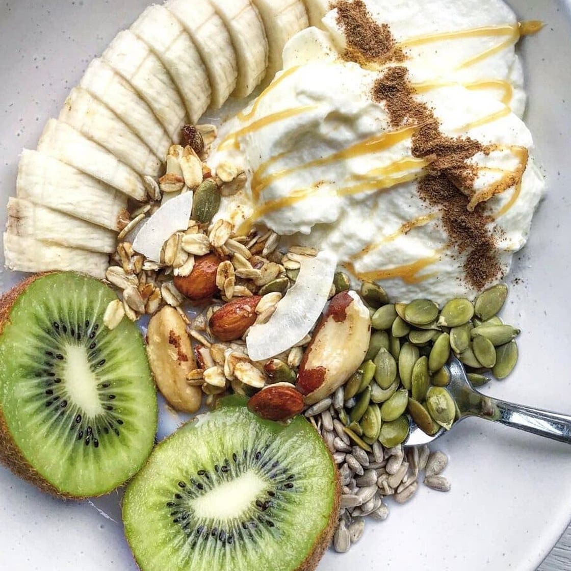 Fruit, Yoghurt and Muesli Breakfast Bowl