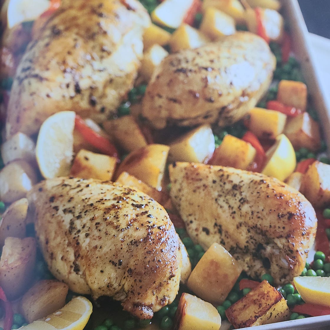 Roast Chicken & Potatoes Catalan