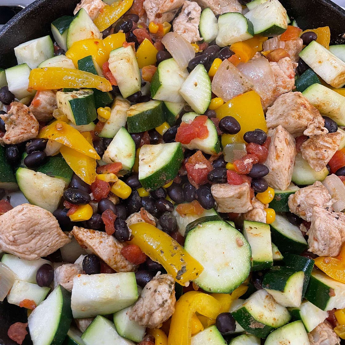 Tex Mex Chicken and Zucchini