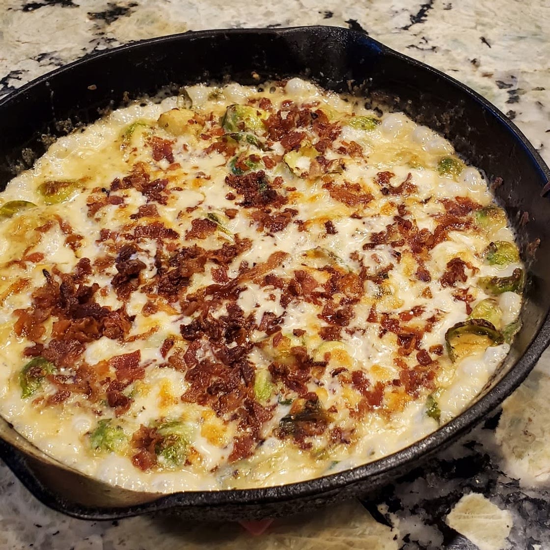 Creamy Brussels Sprouts (keto)