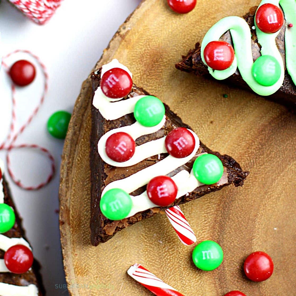 Brownie Christmas Trees Recipe