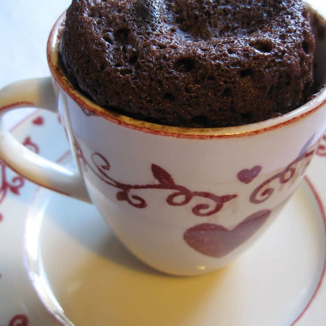 Mug cake al cacao