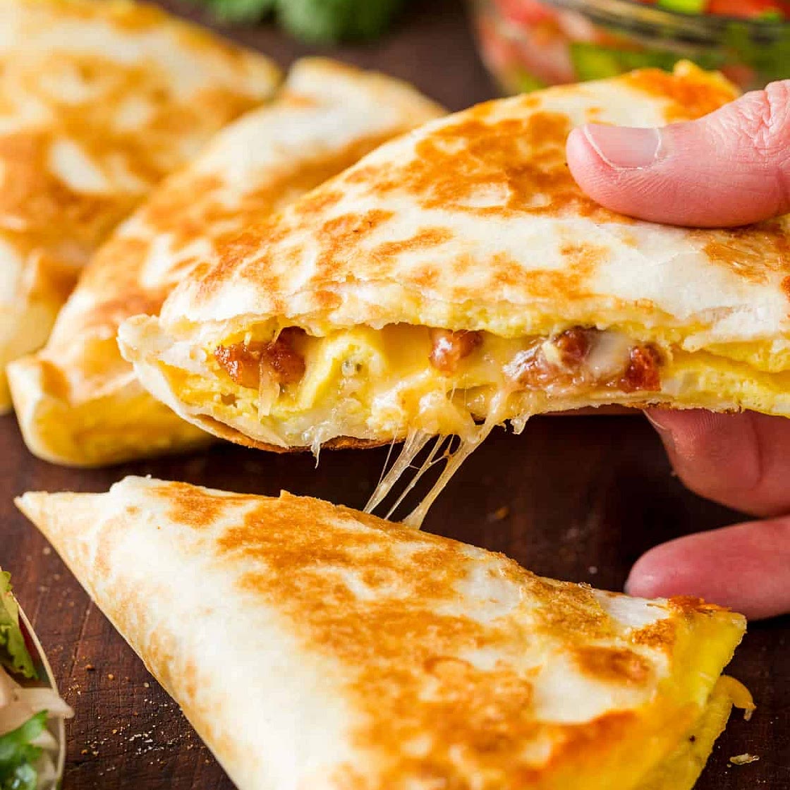 Easy Breakfast Quesadilla