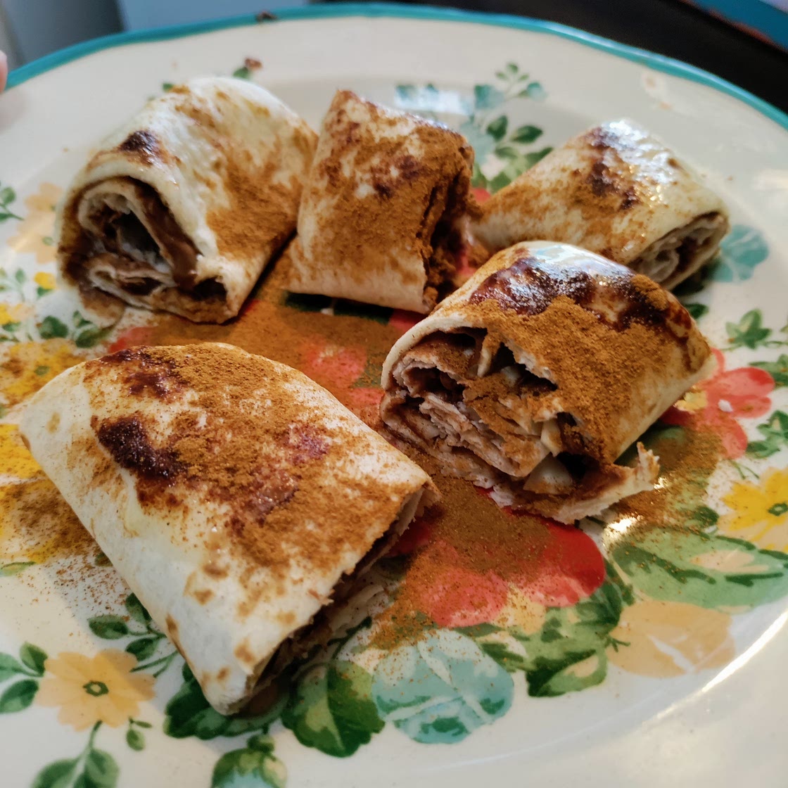 Nutella almond pin wheels