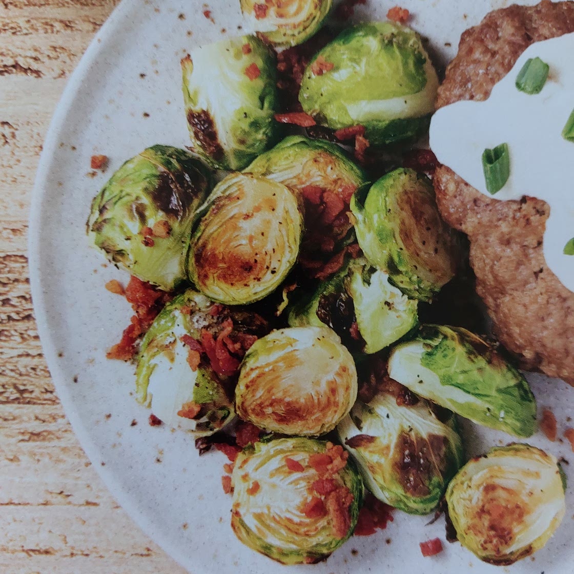 Crispy bacon Brussels sprouts
