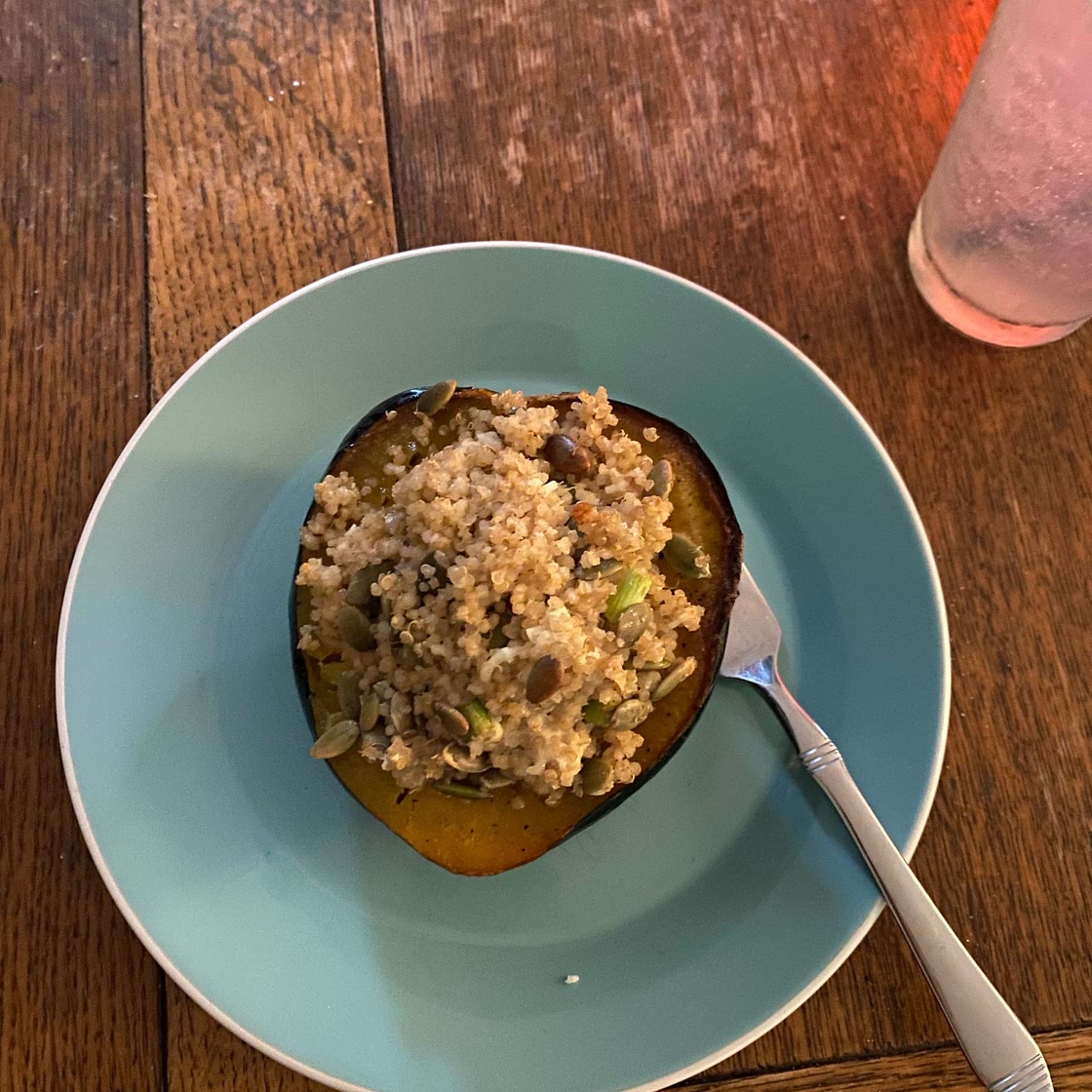 Vegetarian Stuffed Acorn Squash