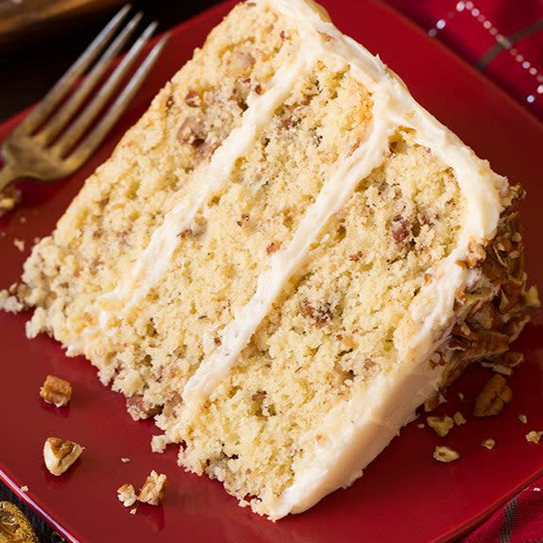 A delicious pecan cake recipe.