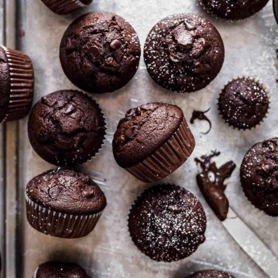 Easy pumpkin chocolate muffins