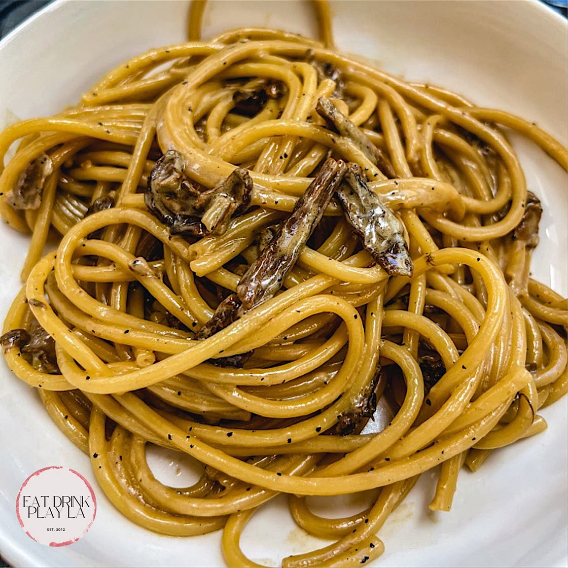 Bucatini with Porcini Mushroom Sauce