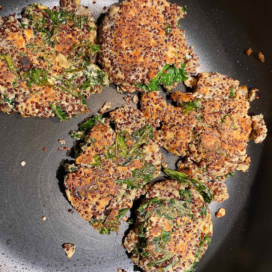 Quinoa Kale Fritters