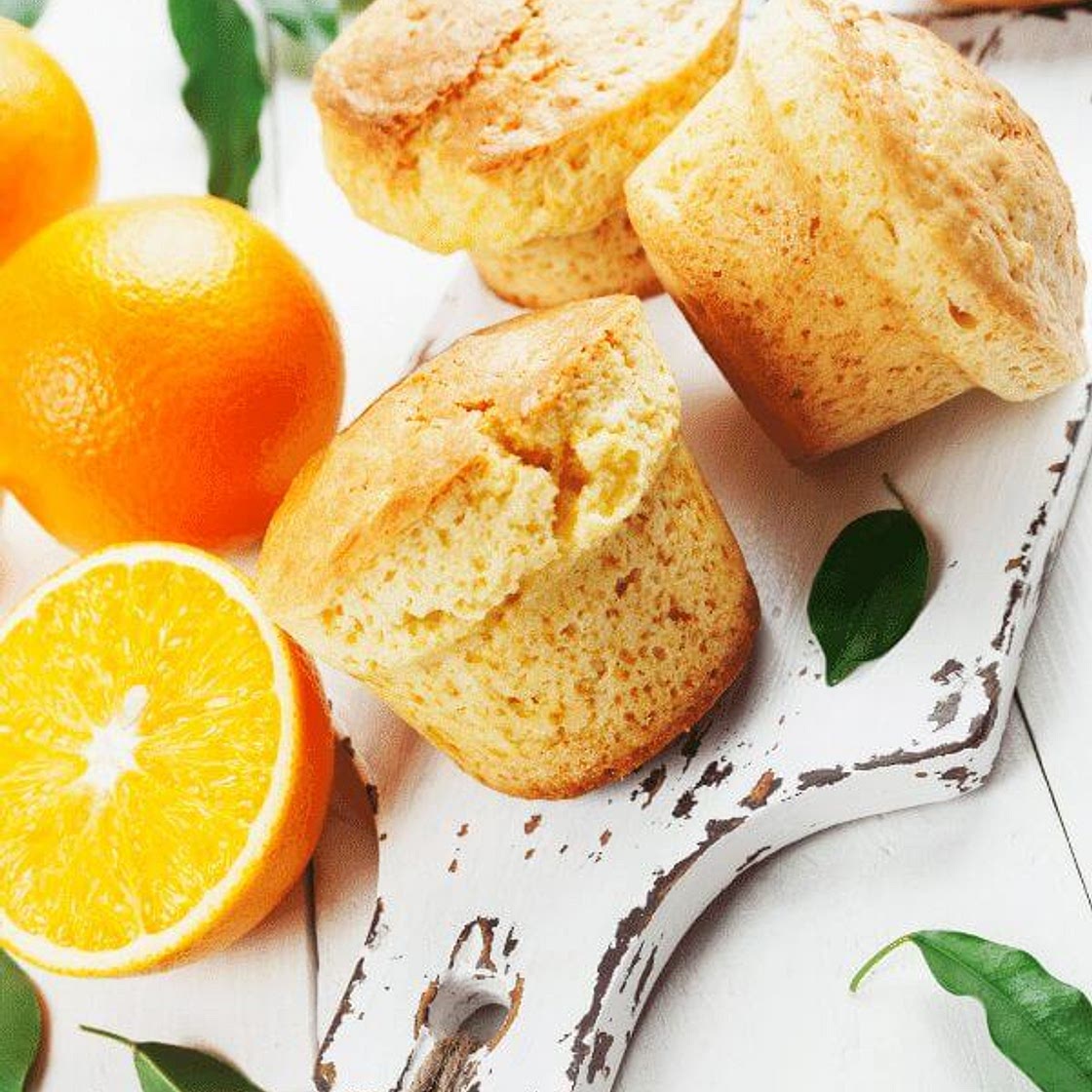 Orange Cream Cheese Muffins